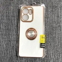 OPPO Reno13A ケース TPU リングG ホワイト