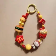 らぶぶ　ラブブ　マクドナルドモチーフ 携帯ストラップ