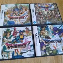 【DS】ドラゴンクエストIV·V·VI·IX　ソフト4本セット まとめ売り
