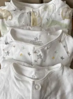 動物刺繍ロンパース・星柄ロンパース