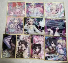 ニディガ　クリアミニ色紙　10点セット　あめちゃん　超てんちゃん