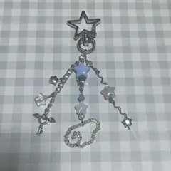 ビーズキーホルダー 羽 ウィッシュコア