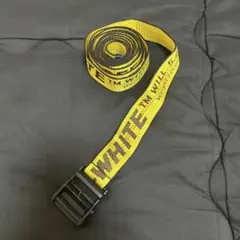 off-white オフホワイト インダストリアルベルト　イエロー 正規品