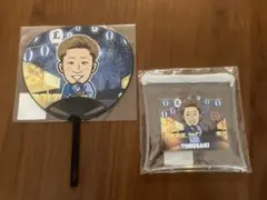 埼玉西武ライオンズ　外崎修太　クリアポーチとうちわセット