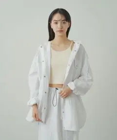 earthy フーディーブルゾン