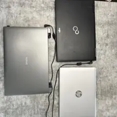HP ノートPC シルバー 本体　　 EPSON FUJITSU 計3台分