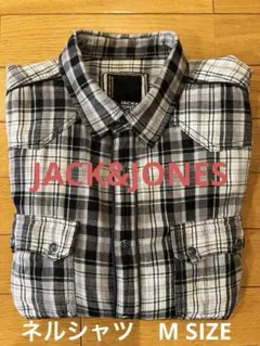 JACK & JONES 長袖チェックシャツ 175/96A★美品★