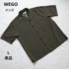 美品 WEGO ウィゴー グリーン 半袖シャツ メンズ　L