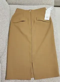 新品タグ付き　クードシャンス　キャメル タイトスカート 36