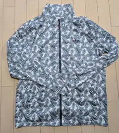値下げ FILA 葉柄 ジップアップラッシュガード M
