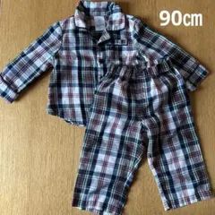 ベビーギャップ　チェック柄 パジャマ 90cm