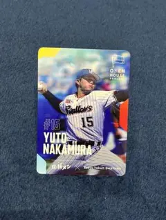 ヤクルトスワローズ　中村優斗投手　カード