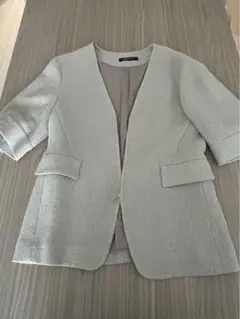 stunninglureノーカラージャケット 半袖