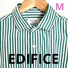 【美品】ÉDIFICE エディフィス ストライプ　シャツ メンズ Mサイズ相当