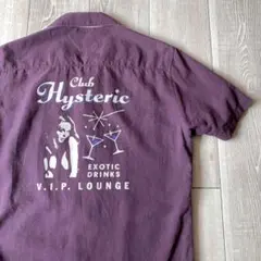HYSTERIC GLAMOUR オープンカラー 半袖シャツ M ヒスガール