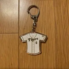 Tigers 金本選手 背番号6 キーホルダー