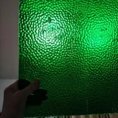 WHグリーンハンマード 18×27　板ガラス ステンドグラス