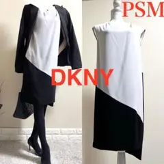 美品！DKNY ダナキャラン　バックテール　ストレッチ　ワンピース　黒　XS