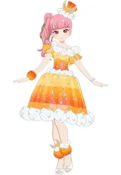 ひみつのアイプリ アイプリバース ぷるるんゼリーオレンジ フルコーデ