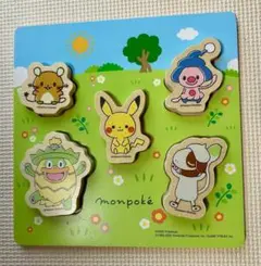 ベビーおもちゃ モンポケ 木製 型はめ