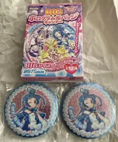 キミとアイドルプリキュア BIGホログラム缶バッジ キュアウインク 2個セット