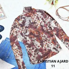 ✨日本製✨極美品✨♥CHRISTIANAJARD ハイネックカットソー(L)