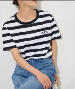 A.P.C. ストライプ Tシャツ Sサイズ