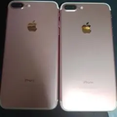 iPhone 7 Plus 128GB (ローズゴールド)2台