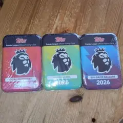 3缶セット】Topps プレミアリーグ 2026 サッカーカード