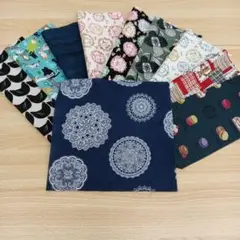 ★C228★ カットクロス/プリント生地/国産/25cm×25cm/10点