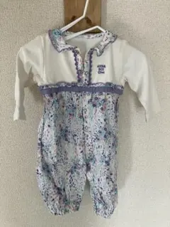 アナスイ　花柄ロンパース 50〜70センチ