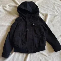 リトルアンデルセン　女の子アウター　シンプルブラック　マウンテン　極美品