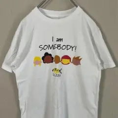 Iam SOMEBODY! プリント　半袖　Tシャツ　古着　S