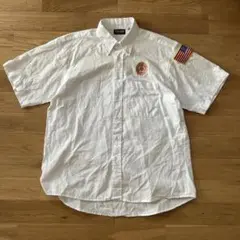 Edwards USA製 ワークシャツ 刺繍ロゴ ワッペン