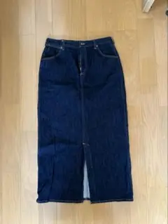 FREAK'S STOREダークデニム タイトスカート スリット入り