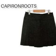 キャピロンルーツ CAPIRONROOTS ショート ツイードスカート