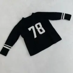 ⭐ローズバッド⭐ ブラックナンバー78 テクスチャードニット