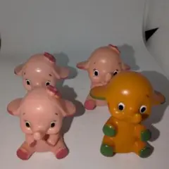 サトちゃんさとこちゃんノベルティフィギュア4体セット