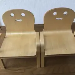 きこりのいす 2脚