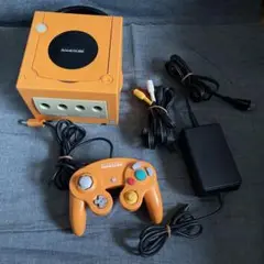 【訳あり・動作品】GC ゲームキューブ オレンジ 本体セット