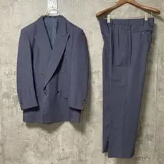 ビンテージ ダブルスーツセットアップ スモーキーパープル 菅田将暉 MLサイズ
