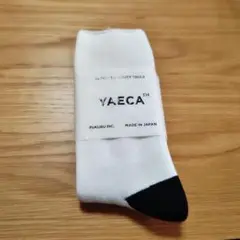 【未使用】YAECA ヤエカ 靴下 ソックス ラージ 白×紺