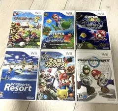 Wii ソフト6本まとめ売り