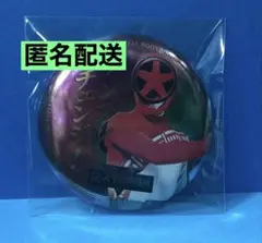 全スーパー戦隊展　メタリック　缶バッジ　ブンブンジャー　ブンレッド　②