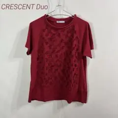 CRESCENT Duo 薄手生地だから夏に着たいプルオーバーカットソーブラウス