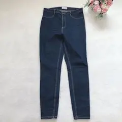 ザラ デニムパンツ シンプル カジュアル ボトム ストレッチあり ジーンズ 44