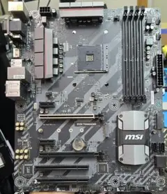MSI AMD B350 TOMAHAWK マザーボード 動作品