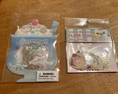 サンリオ　サンリオキャラクターズ　シナモン　ナツシールソーダ　フレークシール