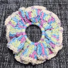 ハンドメイドコットンシュシュ