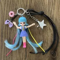 じゃらじゃらキーホルダー　バッグチャーム　初音ミク風　リカちゃん